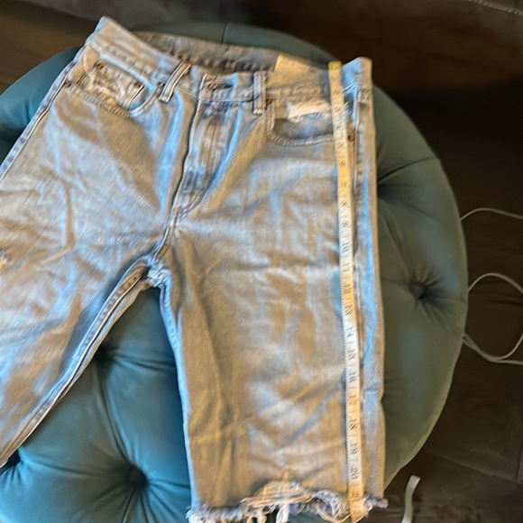 Rag & bone long cuttoff Bermuda jean shorts - Picture 8 of 8